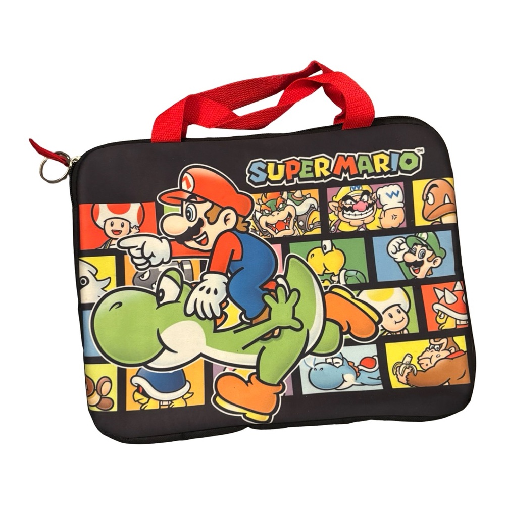 Bioworld Super Mario Nintendo Red & Green Carry Case Sleeve